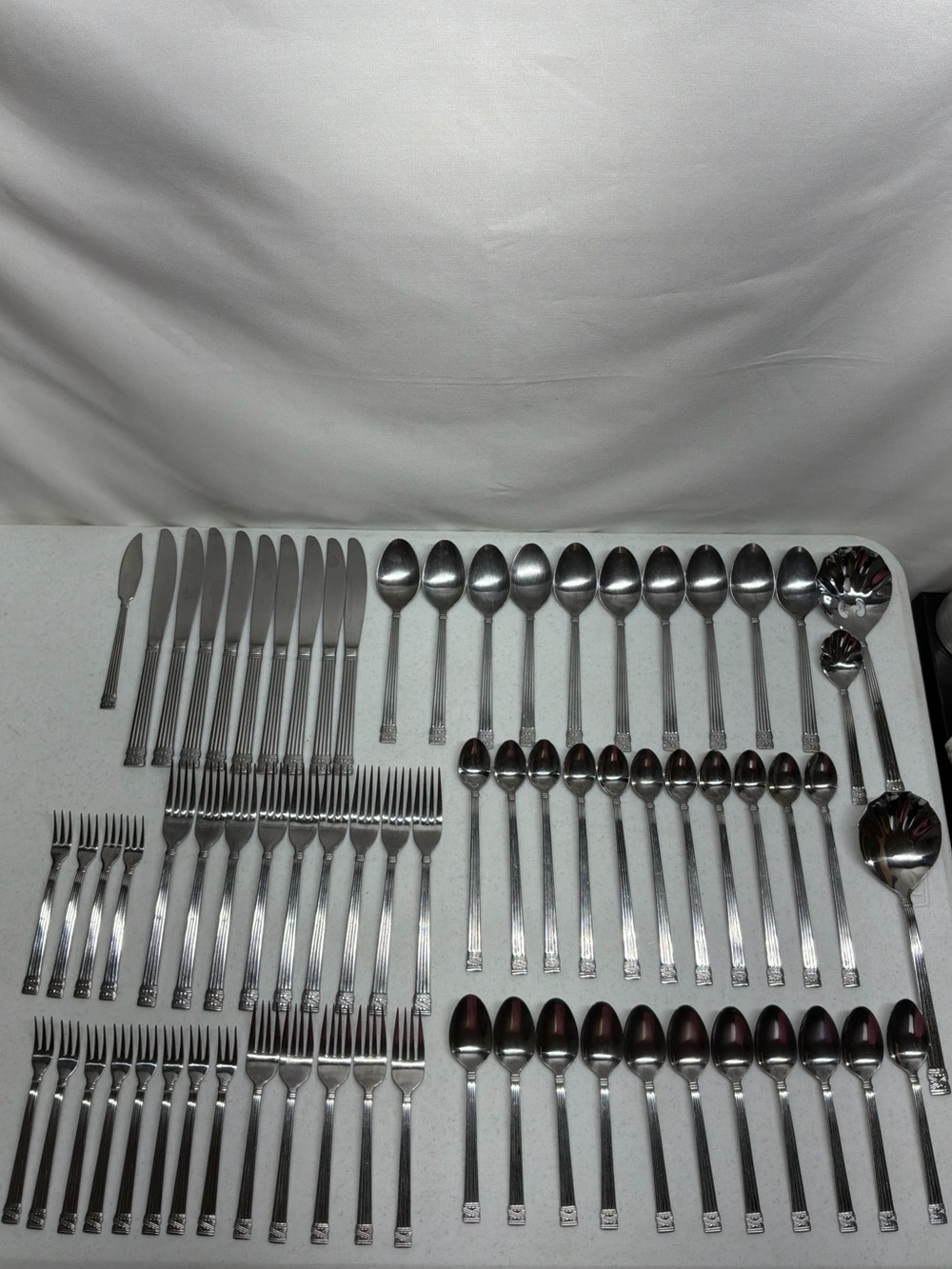 Excel Stainless Flatware 71 Pieces Made in Korea